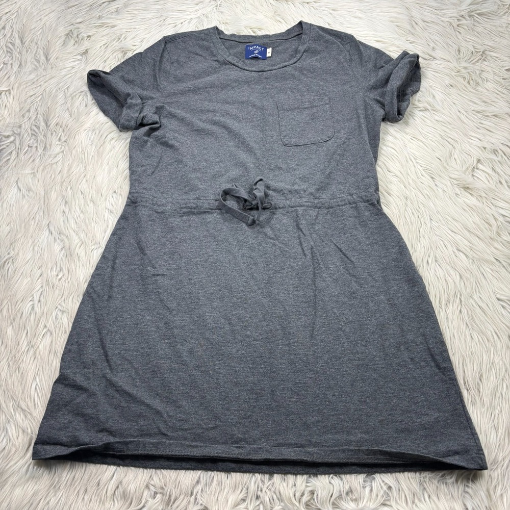 Impact Collection United by Blue Women's XL Gray Fit Flare T-Shirt Dress